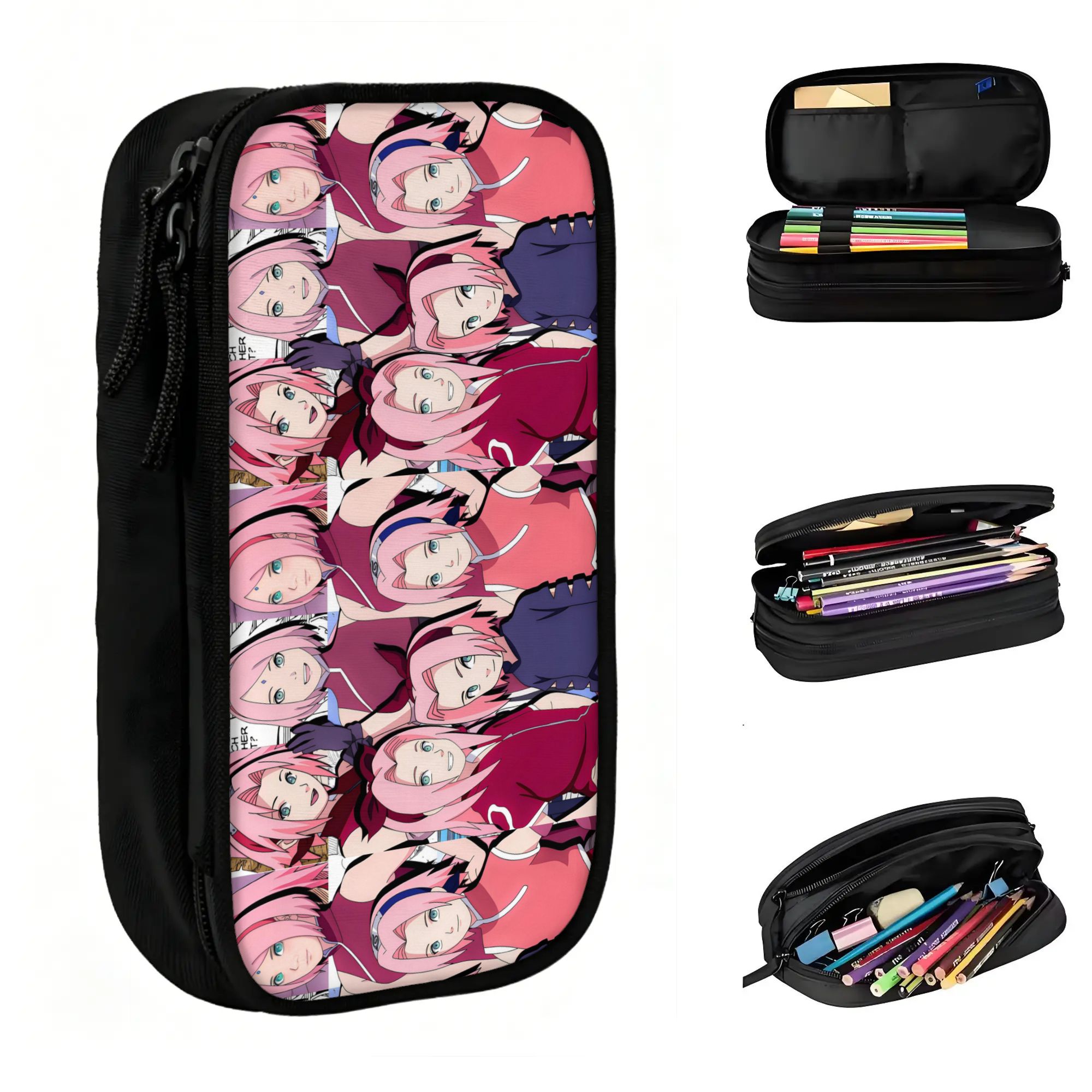 Anime Cosplay Korean Girl - Kotak Pensil Korea Anime S-Sakuraes H-Harunoes
