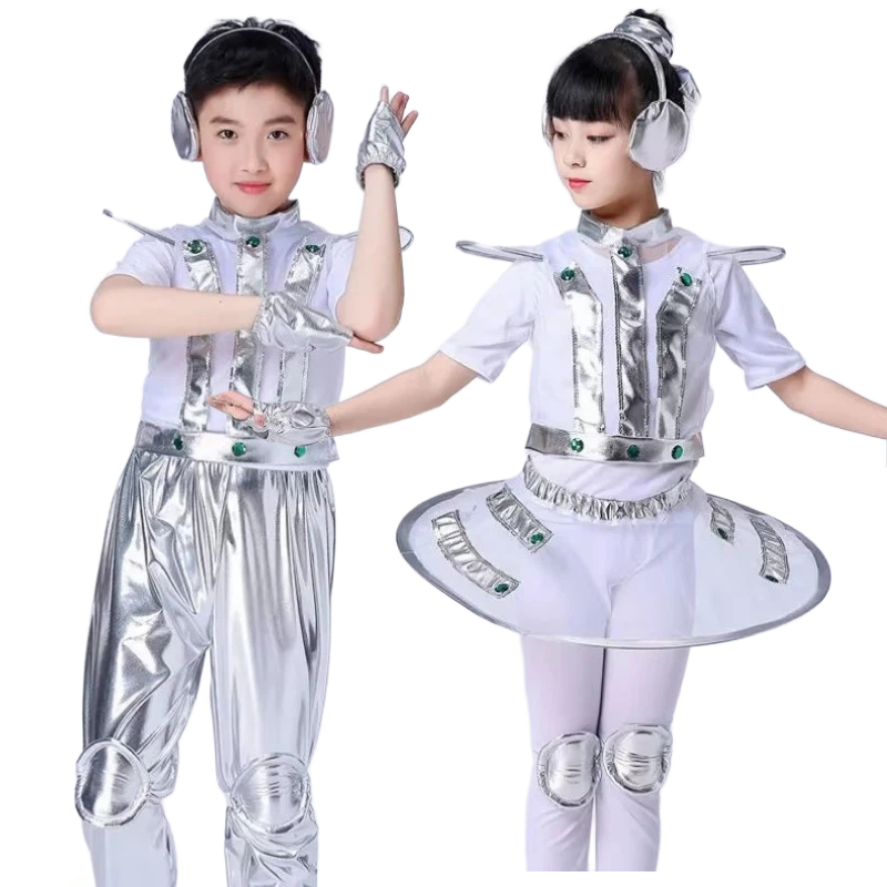 Anime Cosplay Kid - Kostum Gaya Masa Depan Robot Luar