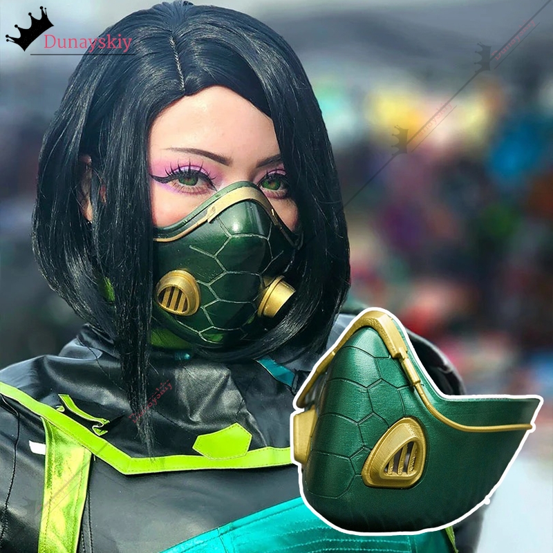 Anime Cosplay Face - Topeng Ular Viper Valorant untuk Cosplay