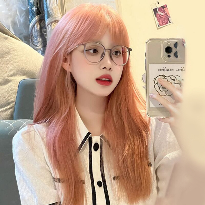 Anime Cosplay Korean Girl - Wig Rambut Lurus Panjang Hitam Sintetis