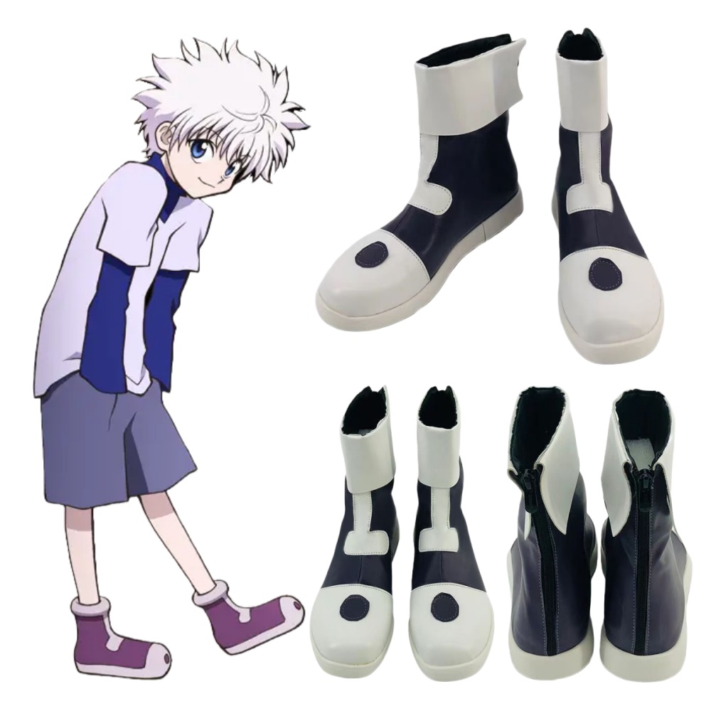 Cosplay Anime Killua Zoldyck - Sepatu Cosplay Killua Zoldyck Anime HUNTER×HUNTER