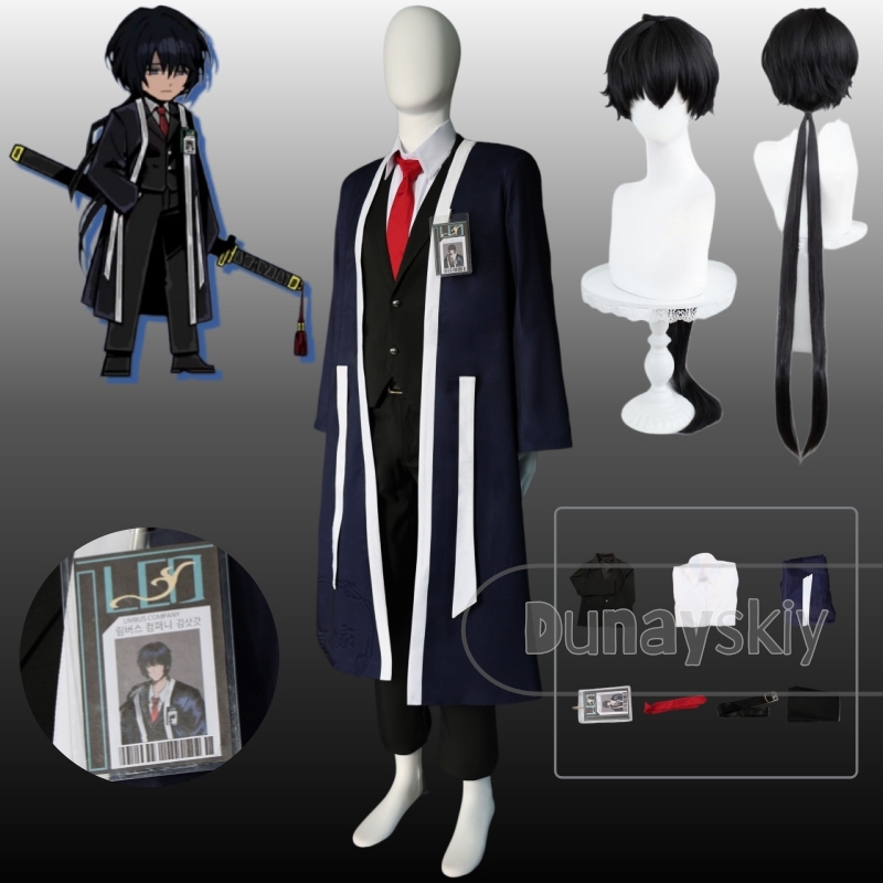Anime Cosplay Manga - Wig Cosplay Kim Bertopi Bambu, Kostum,