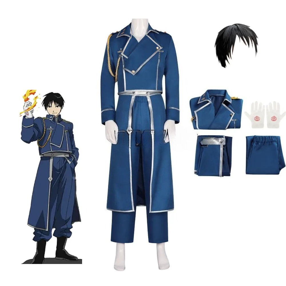 Fullmetal Alchemist Coat - Kostum Cosplay Anime Fullmetal Alchemist Roy