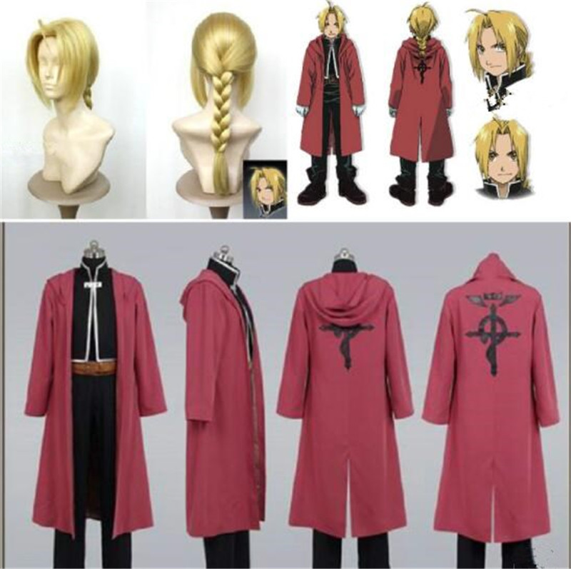 Fullmetal Alchemist Coat - Fullmetal Alchemist Edward Elric Kostum Cosplay