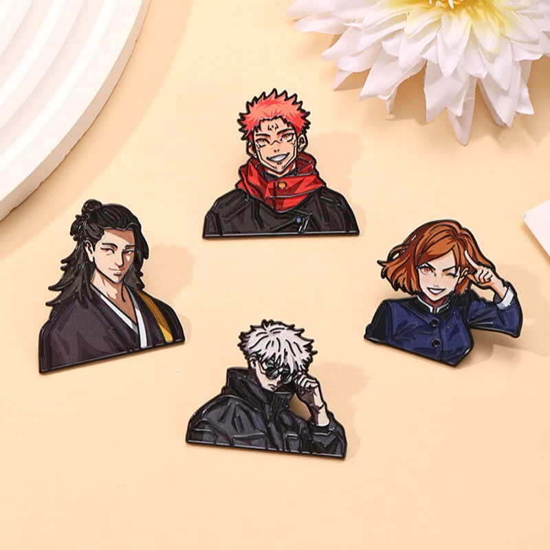 Anime Cosplay Gojo - 4pcs Bros Anime Jujutsu Kaisen Kreatif