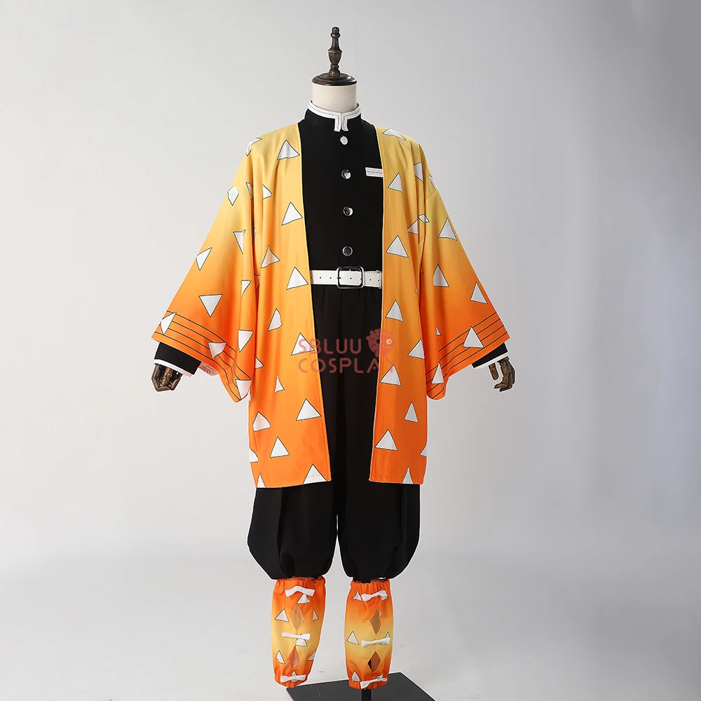 Cosplay Anime Zenitsu - SBluuCosplay Agatsuma Zenitsu Kostum Cosplay Haori