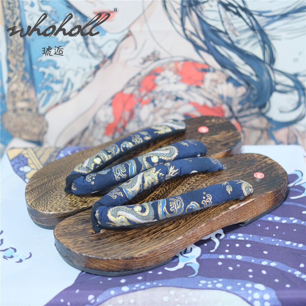 Anime Cosplay Thick - Sandal Bakiak Kayu Pria Sandal Kostum