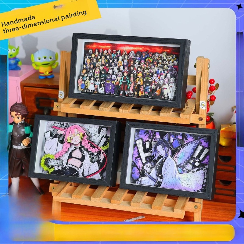 Anime Cosplay Cute - Merchandise anime Demon Slayer, kartun lucu,