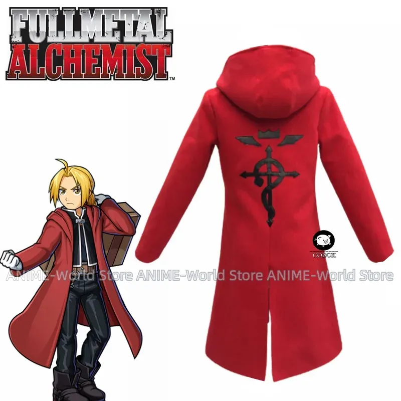 Fullmetal Alchemist Coat - Kostum Cosplay Anime Full Metal Alchemist