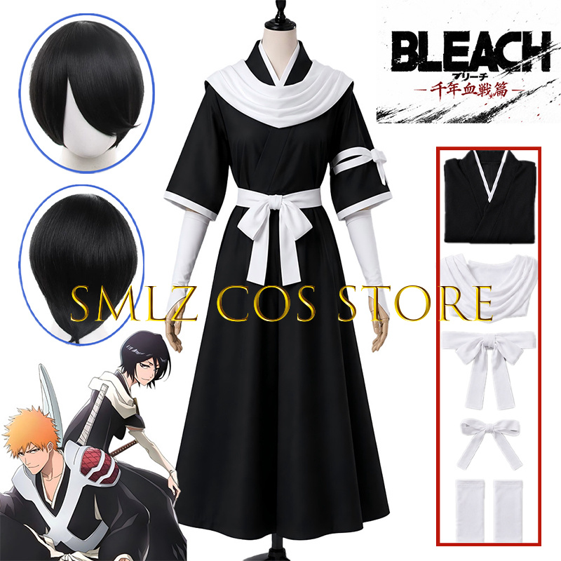 Anime Cosplay Wig - 2026 TYBW Rukia Cosplay Kostum Kuchiki