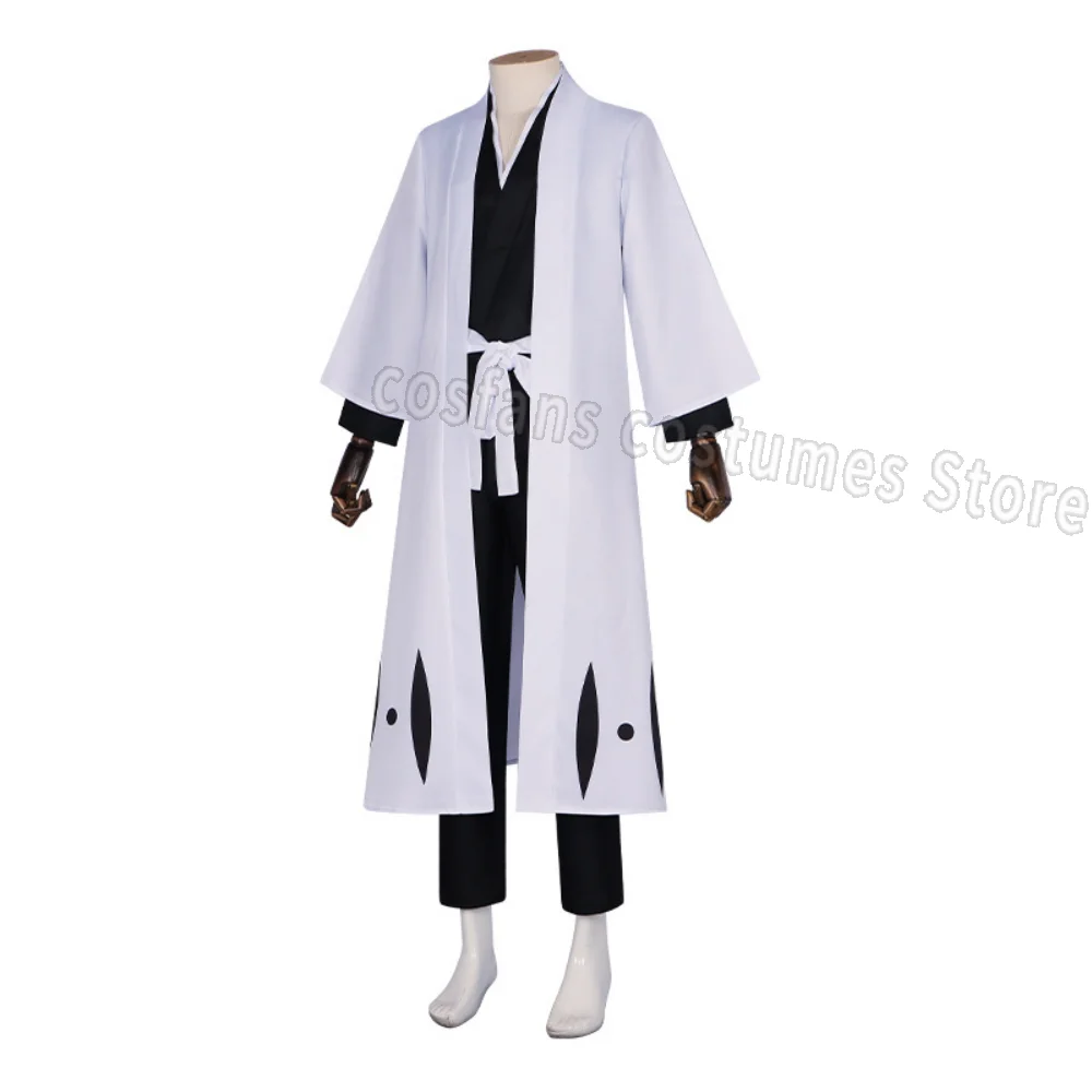 Bleach Captain Coat - Kostum Cosplay Death Aizen Sousuke Wig