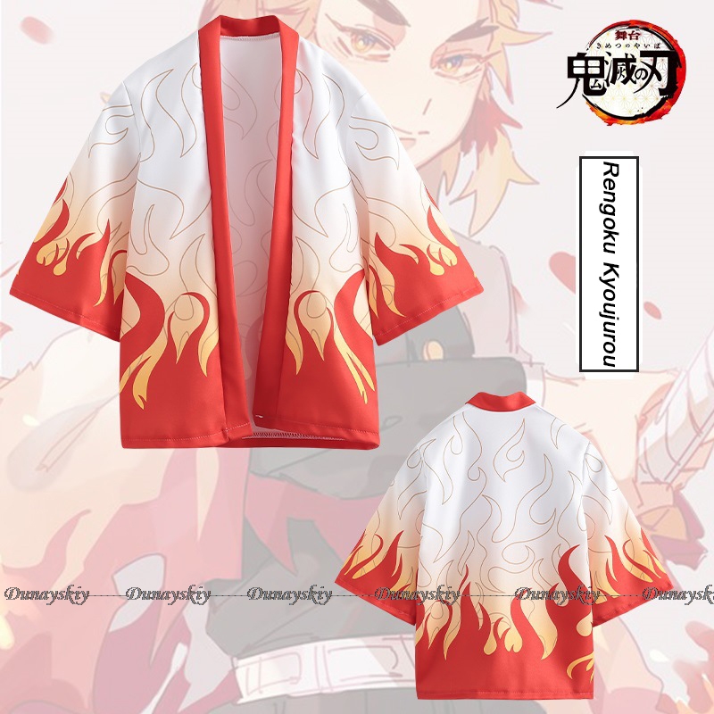 Kostum Cosplay Anime, jubah Ki - Cosplay Anime Zenitsu ulasan dan harga