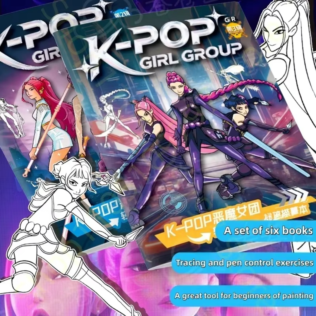 Buku Mewarnai Bertema Anime Lu - Anime Cosplay Coloring Pages ulasan dan harga