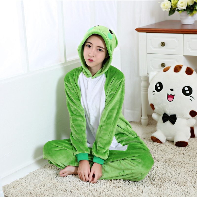 Piyama kartun kodok hewan Flan - Anime Cosplay Thick ulasan dan harga