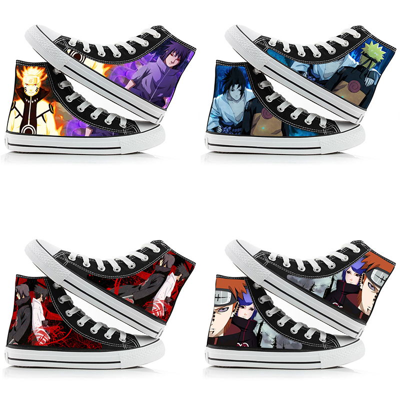 Sepatu Kanvas High-Top Naruto  - Anime Cosplay Girl Ideas ulasan dan harga