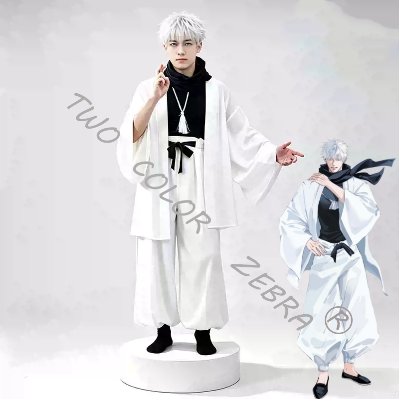 Kostum Cosplay Gojo Satoru dar - Anime Cosplay Gojo ulasan dan harga