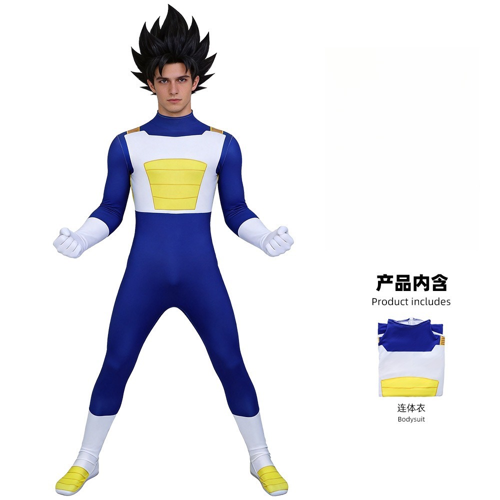 Kostum Cosplay Vegeta Fantasi  - Anime Cosplay Manga ulasan dan harga