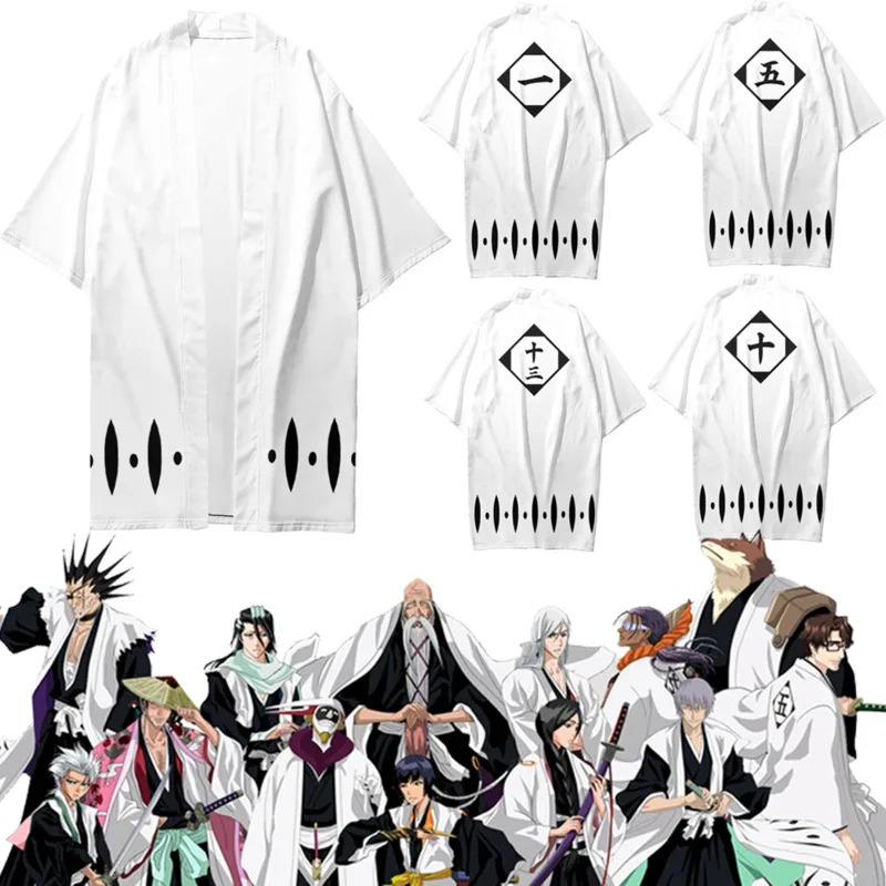 2025 11 Anime Bleach Gotei 13  - Bleach Captain Coat ulasan dan harga