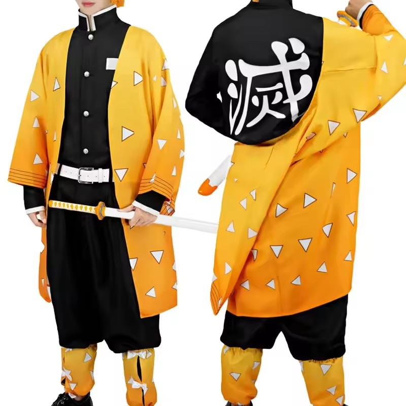 Kostum Cosplay Anime Agatsuma  - Cosplay Anime Zenitsu ulasan dan harga