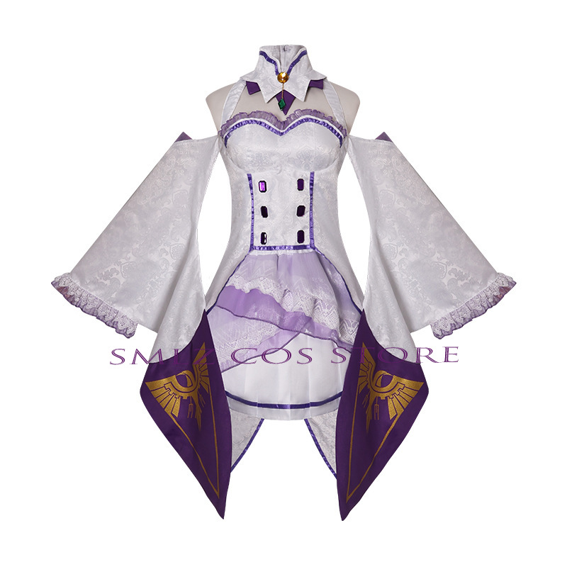 Kostum Cosplay Emilia Anime Re - Anime Cosplay Wig ulasan dan harga