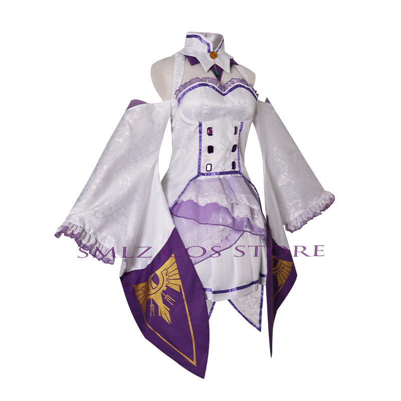 Kostum Cosplay Emilia Anime Re - Anime Cosplay Wig ulasan dan harga