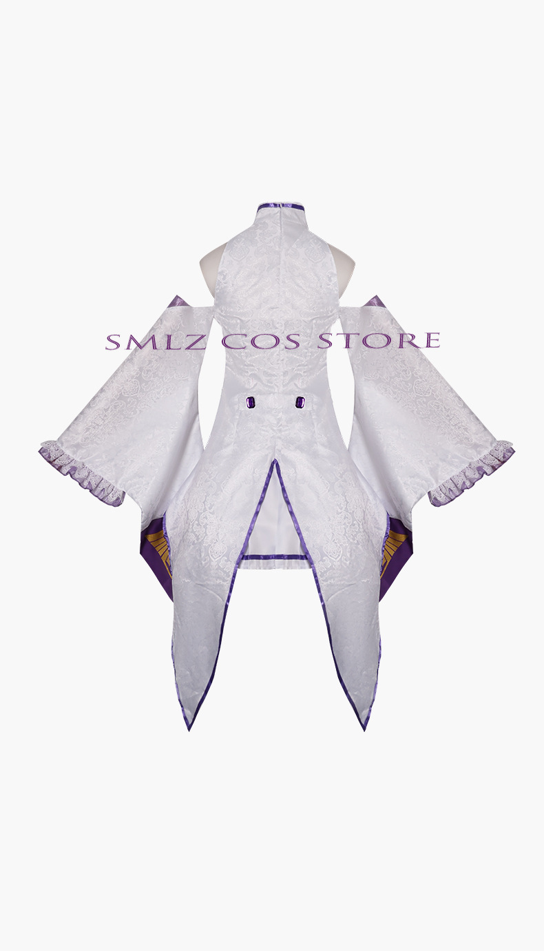 Kostum Cosplay Emilia Anime Re - Anime Cosplay Wig ulasan dan harga