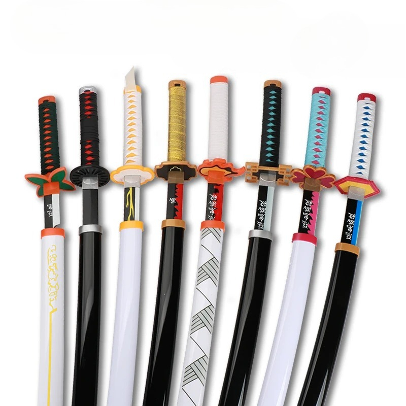 Pedang Katana Buatan Tangan 80 - Cosplay Anime Zenitsu ulasan dan harga