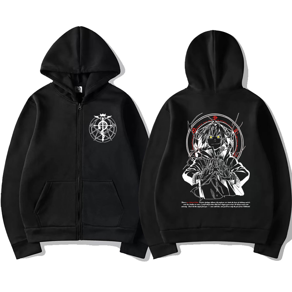 Hoodie Zipper Anime Fullmetal  - Fullmetal Alchemist Coat ulasan dan harga