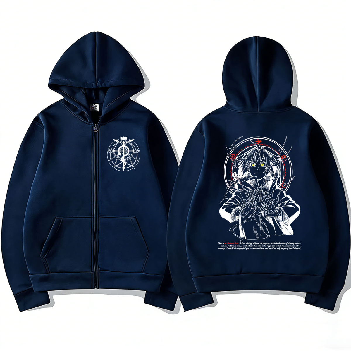 Hoodie Zipper Anime Fullmetal  - Fullmetal Alchemist Coat ulasan dan harga