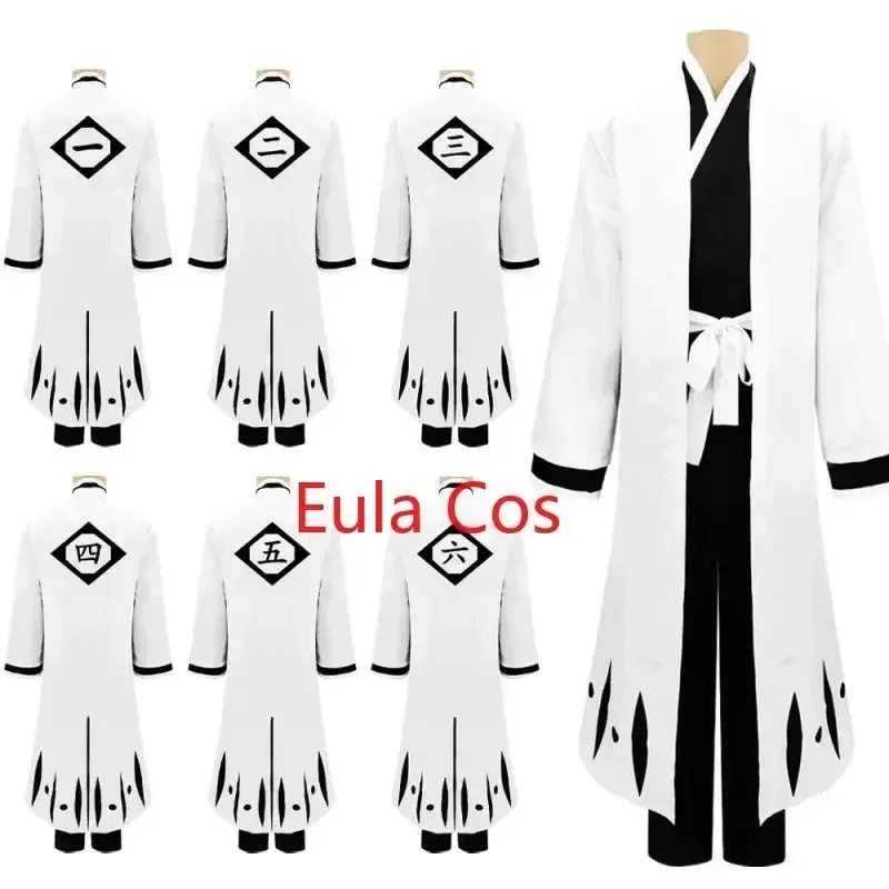 Kostum Cosplay Halloween Baru  - Bleach Captain Coat ulasan dan harga