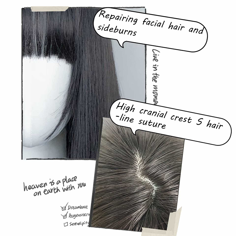 Wig Rambut Lurus Panjang Hitam - Anime Cosplay Korean Girl ulasan dan harga