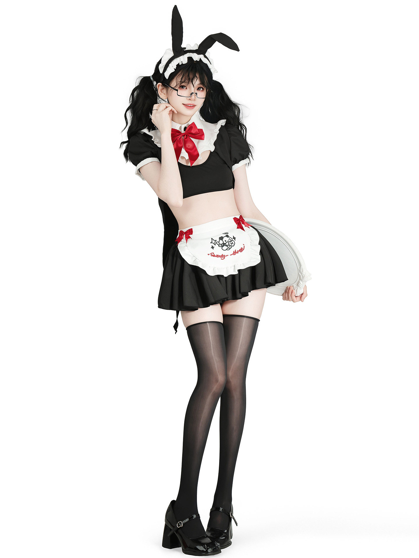 Kostum Cosplay Pelayan Kelinci - Anime Cosplay Bunny ulasan dan harga