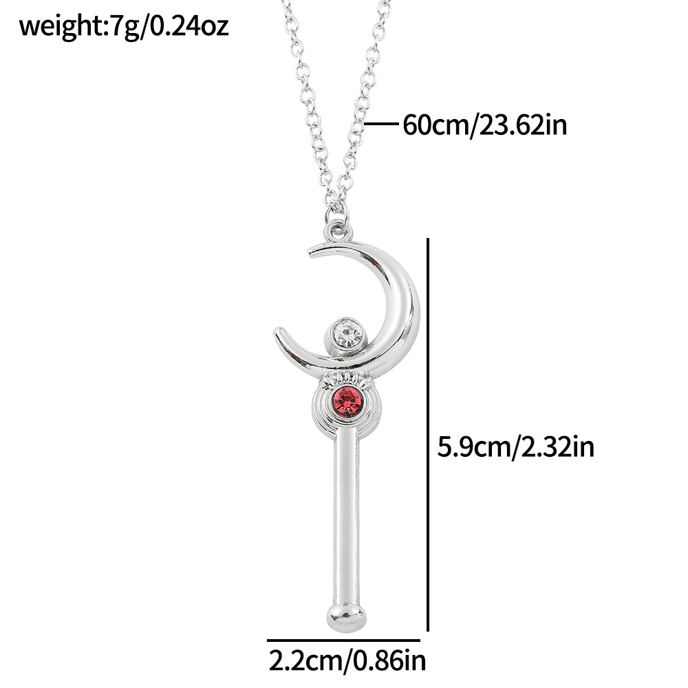 Kalung Tongkat Bulan Kartun An - Anime Cosplay Girl Ideas ulasan dan harga