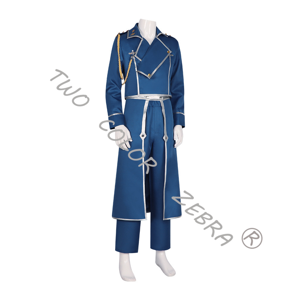 Roy Mustang Kostum Cosplay Ser - Fullmetal Alchemist Coat ulasan dan harga