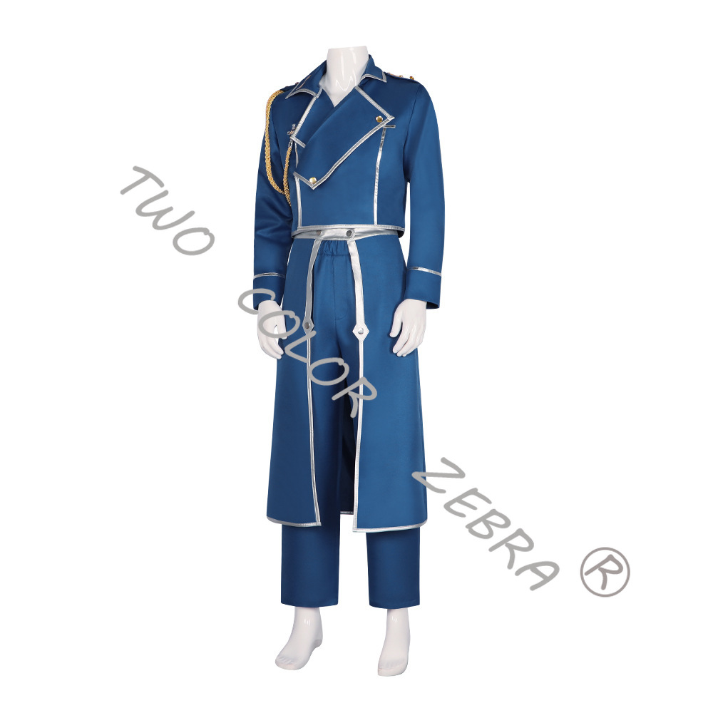 Roy Mustang Kostum Cosplay Ser - Fullmetal Alchemist Coat ulasan dan harga