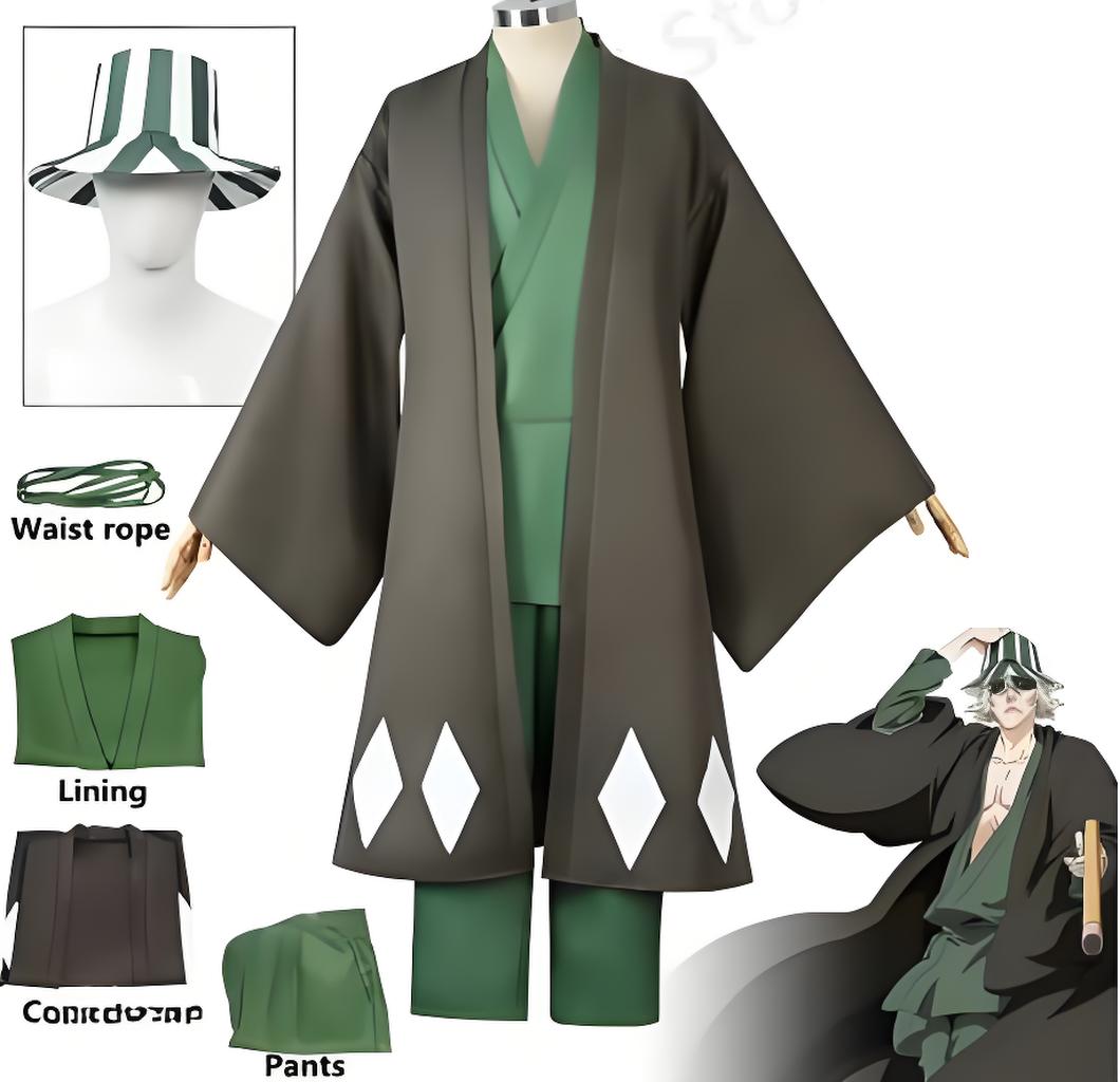 Cosplay Pemutih Anime Populer  - Bleach Captain Coat ulasan dan harga