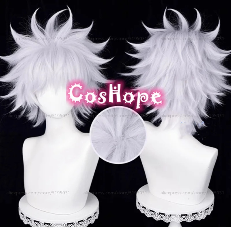 f,5.g'6\j/8, Wig Cosplay Anime - Cosplay Anime Killua Zoldyck ulasan dan harga