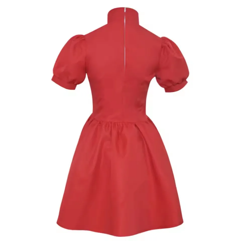 Gaun Merah Bertema Pergunungan - Anime Cosplay Kid ulasan dan harga