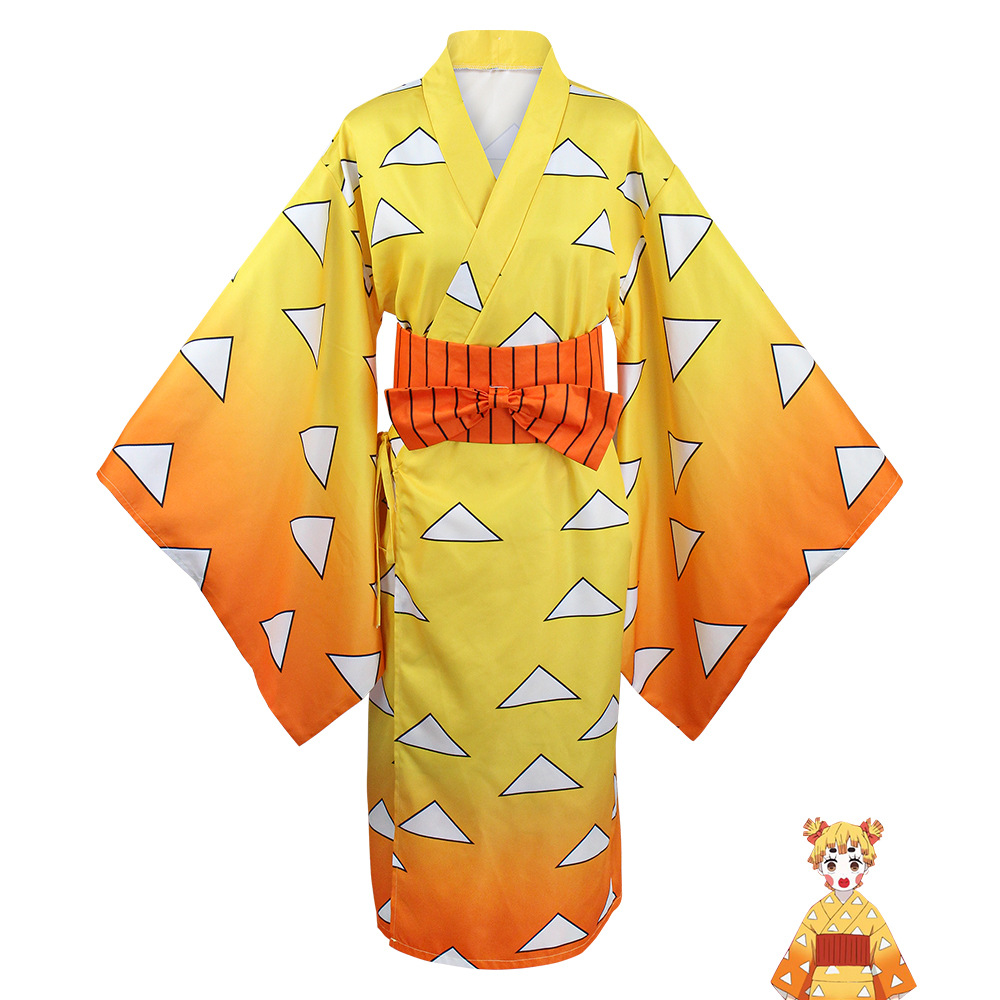 Kostum Cosplay Anime Agatsuma  - Cosplay Anime Zenitsu ulasan dan harga
