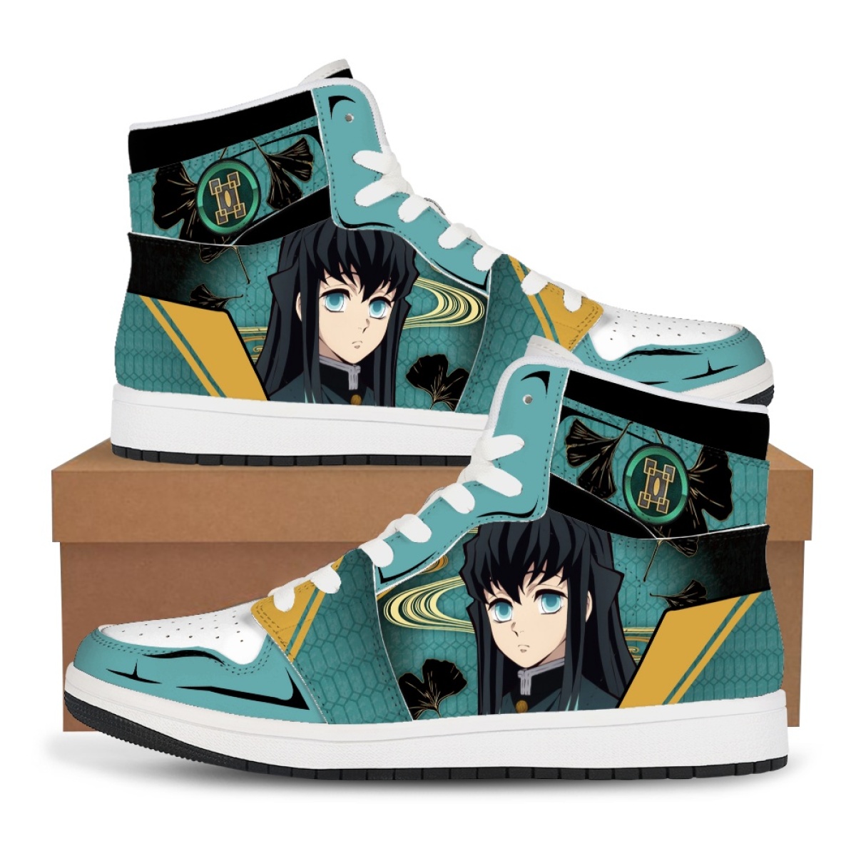 Sepatu Sneakers High Top Demon - Cosplay Anime Zenitsu ulasan dan harga