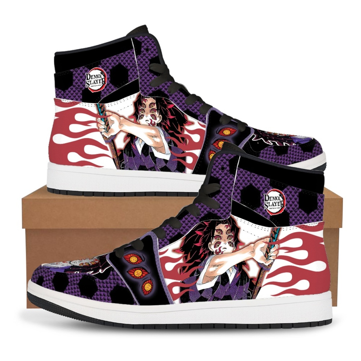 Sepatu Sneakers High Top Demon - Cosplay Anime Zenitsu ulasan dan harga