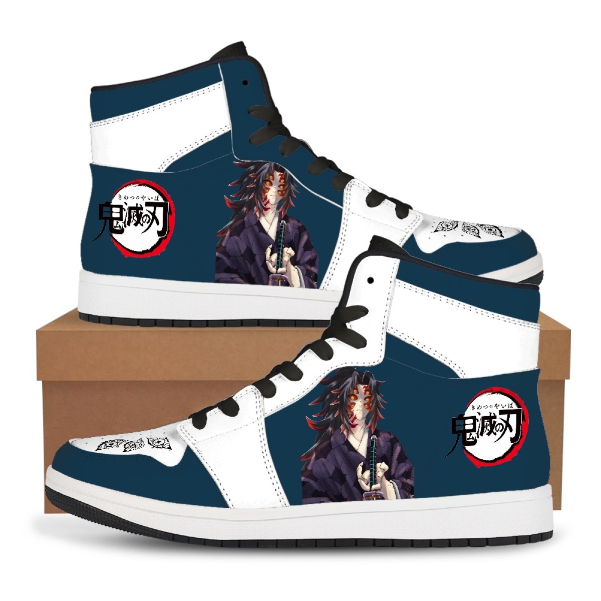 Sepatu Sneakers High Top Demon - Cosplay Anime Zenitsu ulasan dan harga