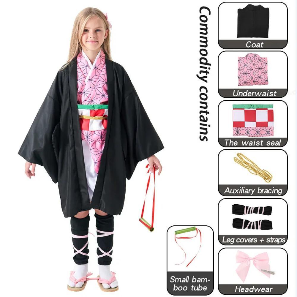 Kostum Cosplay Anime Demon Sla - Anime Cosplay Kid ulasan dan harga