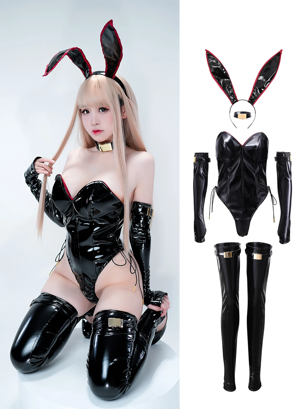 Kostum Cosplay Gadis Kelinci L - Anime Cosplay Bunny ulasan dan harga