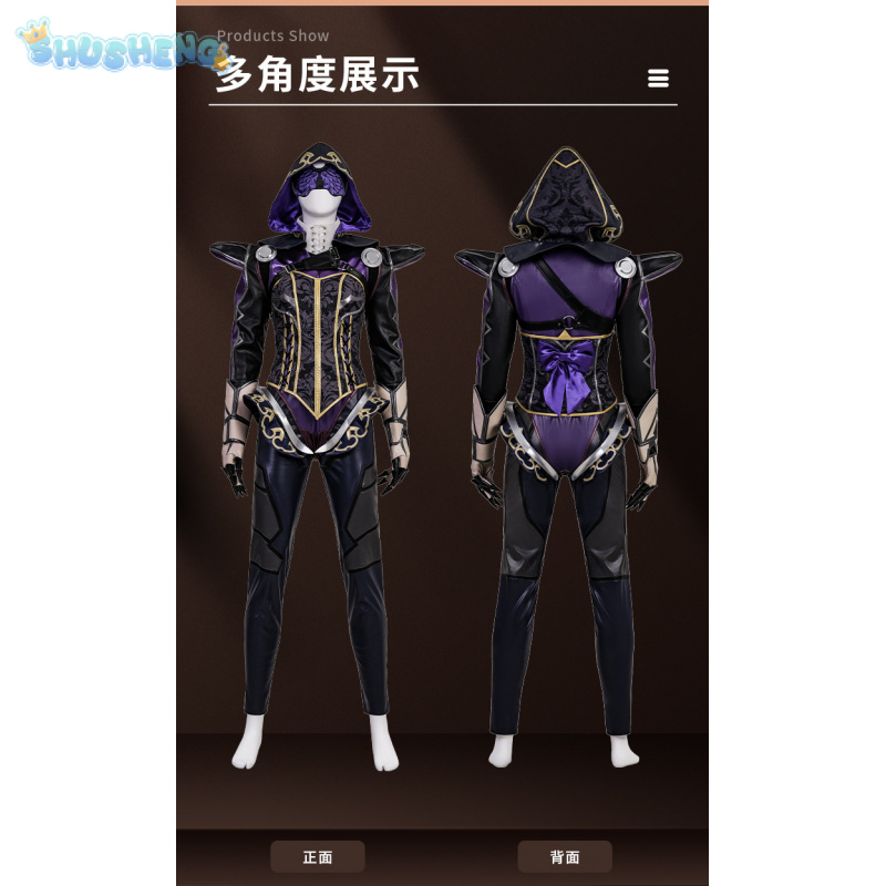 Kostum Cosplay Ash Game Apex L - Anime Cosplay Eyes ulasan dan harga