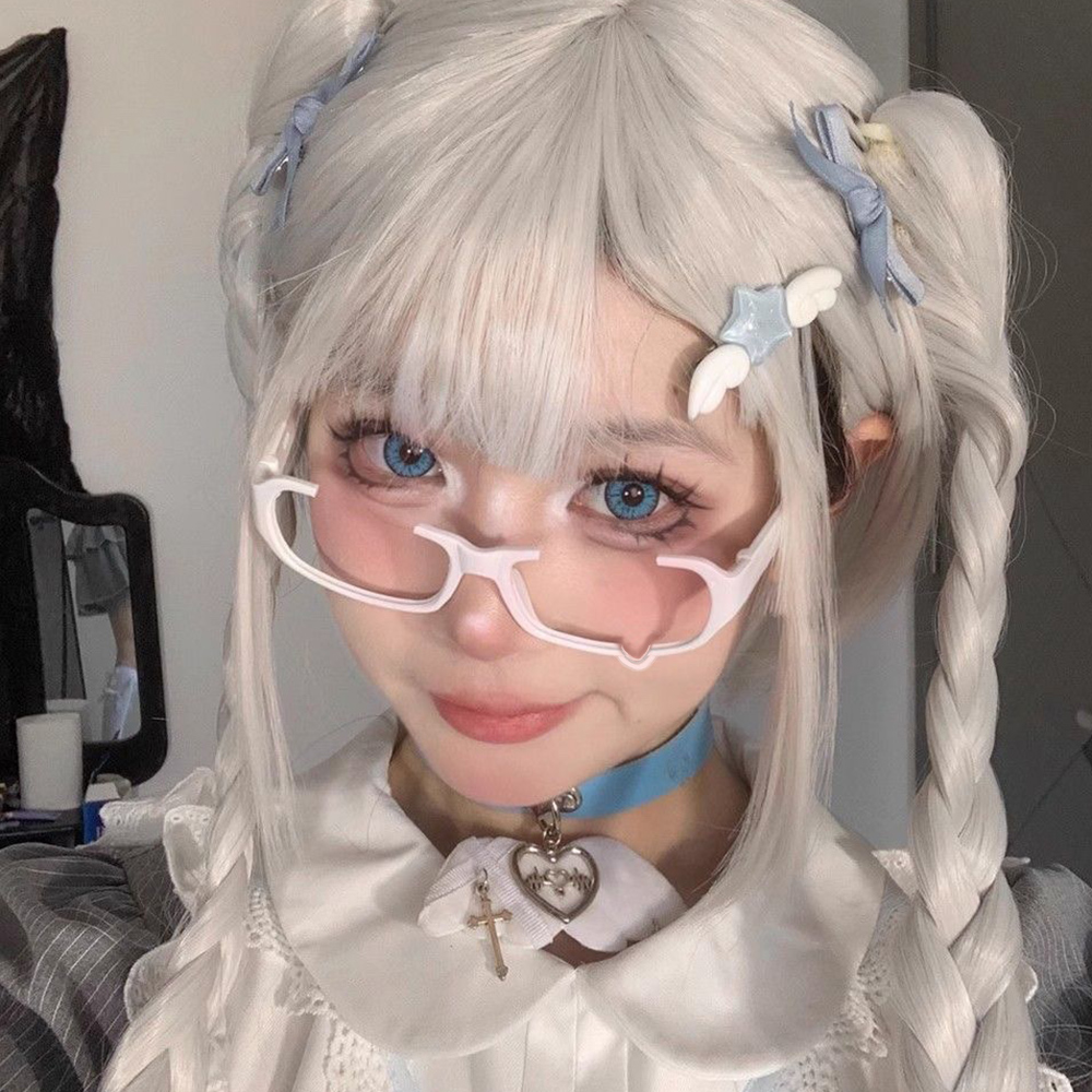Kacamata Menangis Anime Jepang - Anime Cosplay Korean Girl ulasan dan harga