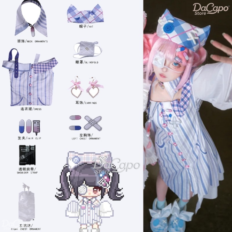 Kostum Cosplay Game Infinity N - Anime Cosplay Girl Ideas ulasan dan harga