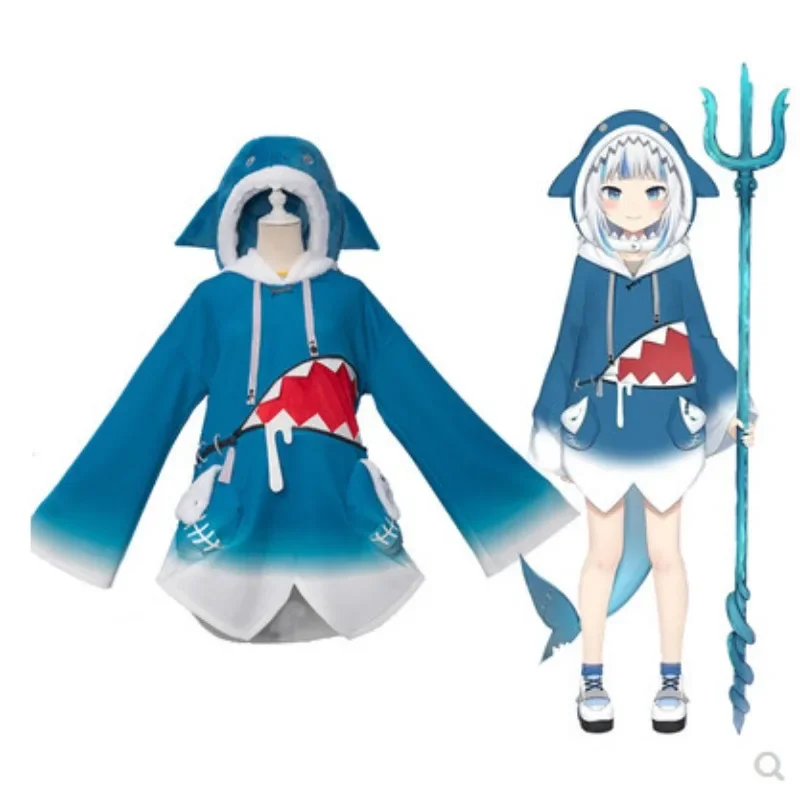Kostum Cosplay Hololive Gawr G - Anime Cosplay Youtube ulasan dan harga