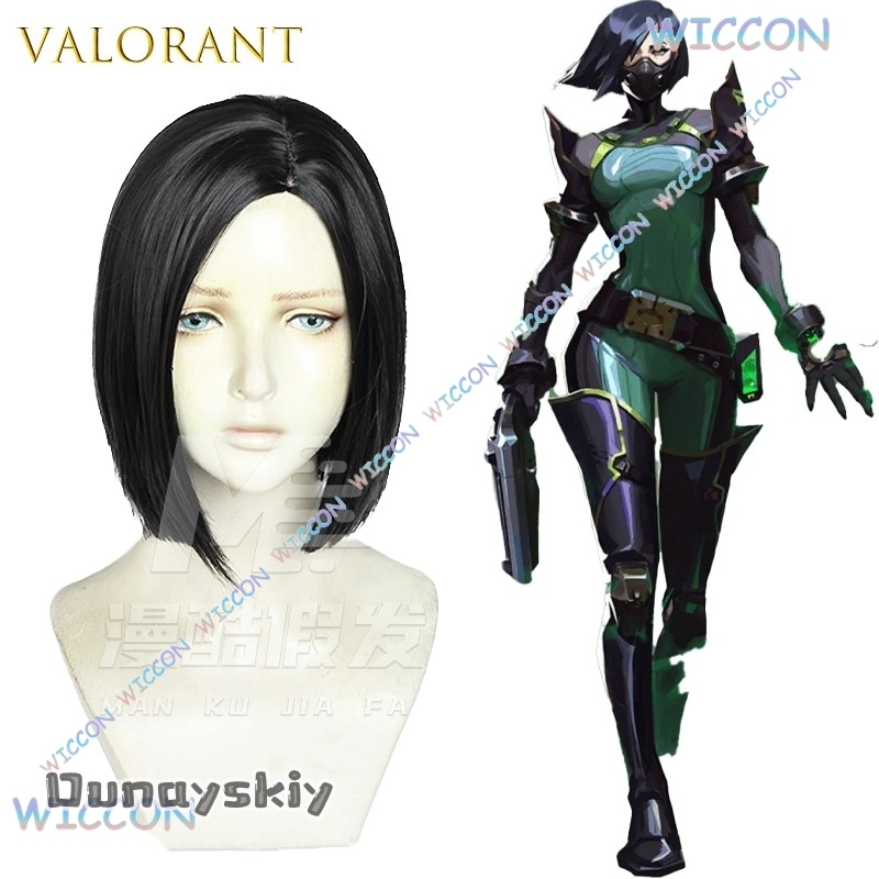 Wig Topeng Ular Viper Valorant - Anime Cosplay Face ulasan dan harga