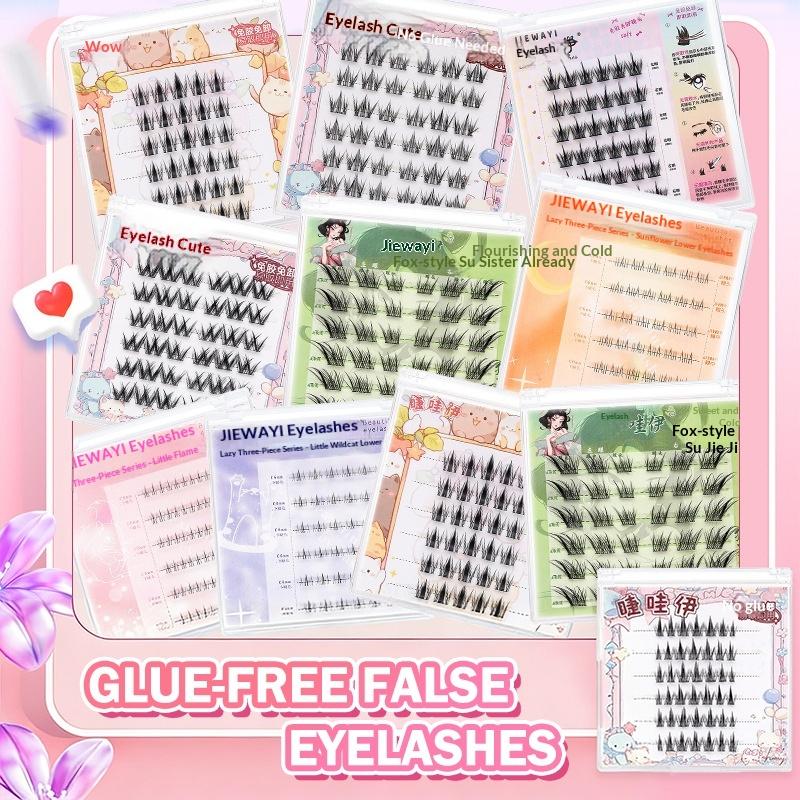 6 Baris Bulu Mata Palsu Segmen - Anime Cosplay Thick ulasan dan harga